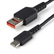 StarTech.com 3ft (1m) Secure Charging Cable – USB-A to USB-C Data Blocker Charge-Only Cable – No-Data Power-Only Charger Cable for Phone/Tablet – Data Blocking USB Protector Adapter Cable image