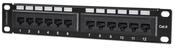 Intellinet Patch Panel, Cat6, 10", UTP, 1U, 12-Port, Black image