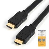 StarTech.com 23ft (7m) Premium Certified HDMI 2.0 Cable with Ethernet - High Speed Ultra HD 4K 60Hz HDMI Cable HDR10 - Long HDMI Cord (Male/Male Connectors) - For UHD Monitors, TVs, Displays image