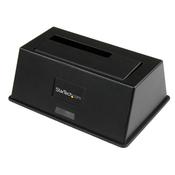 StarTech.com Single Bay USB 3.0 to SATA Hard Drive Docking Station, USB 3.0 (5 Gbps) Hard Drive Dock, External 2.5/3.5" SATA I/II/III HDD/SSD Docking Station, Top-Loading Hard Drive Bay image