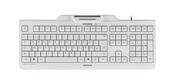 CHERRY KC 1000 SC Corded Smartcard Keyboard, Light Grey, USB (QWERTY - UK) image