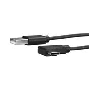 StarTech.com USB-A to USB-C Cable - Right-Angle - M/M - 1 m (3 ft.) - USB 2.0 image
