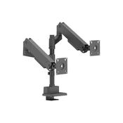 Origin Storage Gas Spring Dual Monitor Arm with VESA 75x75 and 100x100 image