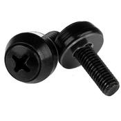 StarTech.com M5 x 12mm - Mounting Screws - 100 Pack, Black image