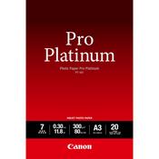 Canon PT-101 Pro Platinum Photo Paper A3 - 20 Sheets image