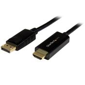StarTech.com 10ft (3m) DisplayPort to HDMI Cable - 4K 30Hz - DisplayPort to HDMI Adapter Cable - DP 1.2 to HDMI Monitor Cable Converter - Latching DP Connector - Passive DP to HDMI Cord image