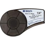Brady 139744 Black, White Self-adhesive printer label image