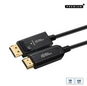 Microconnect DP-HDMI-1500V1.4OP video cable adapter 15 m DisplayPort Black image