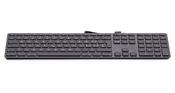 LMP KB-1243 keyboard Universal USB Italian Grey image