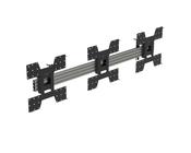 Ergonomic Solutions SpacePole Digital Signage Menu board mount, with tilt, for 3 screens (portrait) up to 55" (max VESA 400) image