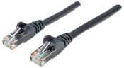 Intellinet Network Patch Cable, Cat6, 1.5m, Black, CCA, U/UTP, PVC, RJ45, Gold Plated Contacts, Snagless, Booted, Lifetime Warranty image