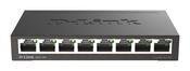 D-Link DGS-108 Unmanaged L2 Gigabit Ethernet (10/100/1000) Black image