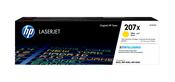 HP W2212X/207X Toner cartridge yellow high-capacity, 2.45K pages ISO/IEC 19752 for HP M 283 image