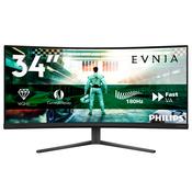 Philips Evnia 34M2C3500L/00 computer monitor 86.4 cm (34") 3440 x 1440 pixels Wide Quad HD LCD Black