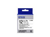 Epson C53S654016/LK-4WBW Ribbon black on white extra adhesive 12mm x 9m for Epson LabelWorks 4-18mm/36mm/6-12mm/6-18mm/6-24mm image