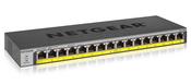 NETGEAR GS116PP Unmanaged Gigabit Ethernet (10/100/1000) Power over Ethernet (PoE) Black image