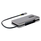 StarTech.com 4-Port USB-C Hub, 4x USB-C Ports, USB 3.2 Gen 2 (10Gbps) - Portable USB C Hub with 100W Power Delivery Pass-Through - USB Type C Hub w/ 12.6in/32cm Wrap-Around Cable image