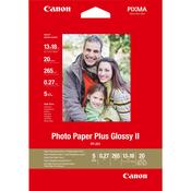 Canon PP-201 Glossy II Photo Paper Plus 5x7" - 20 Sheets image