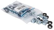 Intellinet Cage Nut Set (20 Pack), M6 Nuts, Bolts and Washers, Suitable for Network Cabinets/Server Racks, Plastic Storage Jar, Lifetime Warranty image