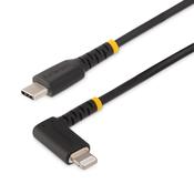 StarTech.com RUSB2CLTMM1MR mobile phone cable Black 1 m USB C Lightning image