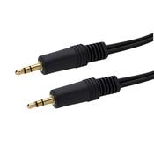 connektgear 5m 3.5mm Stereo Jack Audio Cable - Male to Male - Gold Connectors image