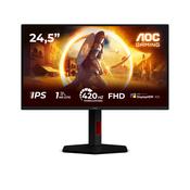 AOC G4 25G4KUR computer monitor 62.2 cm (24.5") 1920 x 1080 pixels Full HD LED Black, Red image