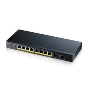 Zyxel GS1900-10HP Managed L2 Gigabit Ethernet (10/100/1000) Power over Ethernet (PoE) Black image