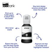 Epson C13T03M140/111 Ink bottle black high-capacity, 6K pages 120ml for Epson ET-M 1100 image