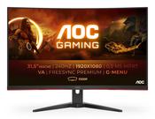AOC G2 C32G2ZE/BK computer monitor 80 cm (31.5") 1920 x 1080 pixels Full HD LED Black, Red image