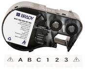 Brady M4C-500-595-WT-BK printer label Black, White Self-adhesive printer label image