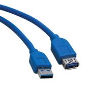 Tripp Lite U324-006 USB 3.0 SuperSpeed Extension Cable (A M/F), Blue, 6 ft. (1.83 m) image