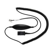 V7 BL-10+P telephone cable 2 m Black image