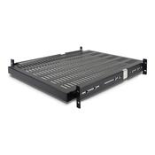 StarTech.com 2U Sliding Server Rack Mount Shelf - 20 to 30in Adjustable Mounting Depth - Vented - 50lb - Heavy Duty Universal 19” Rack Shelf for Equipment Rack - 24in Deep image