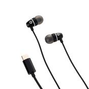 connektgear HP535 USB Type C Wired Earphone with Noise Isolation and In-line Mic - Black image