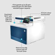 HP Color LaserJet Pro LaserJet Pro 4302fdw Wireless Multifunction Color Printer, Copier, Scanner; Duplex