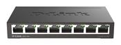 D-Link DGS-108 Unmanaged L2 Gigabit Ethernet (10/100/1000) Black image