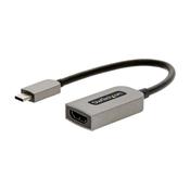 StarTech.com USB-C to HDMI Adapter, 4K 60Hz Video, HDR10, USB-C to HDMI Monitor Dongle, USB4 / Thunderbolt Compatible image