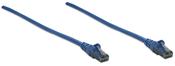 Intellinet Network Patch Cable, Cat6, 10m, Blue, CCA, U/UTP, PVC, RJ45, Gold Plated Contacts, Snagless, Booted, Lifetime Warranty image