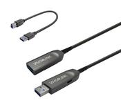 Vivolink PROUSB3AAF20 USB cable USB 3.2 Gen 1 (3.1 Gen 1) 20 m USB A Black image