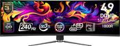 MSI MPG 491CQPX QD-OLED computer monitor 124.5 cm (49") 5120 x 1440 pixels Dual QHD Black image