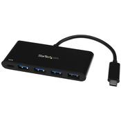 StarTech.com 4 Port USB C Hub with 4 USB Type-A Ports (USB 3.0 SuperSpeed 5Gbps) - 60W Power Delivery Passthrough Charging - USB 3.1 Gen 1/USB 3.2 Gen 1 Laptop Hub Adapter - MacBook, Dell~4 Port USB C Hub with 4 USB Type-A Ports (USB 3.0 SuperSpeed 5Gbps) image