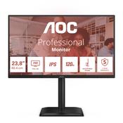 AOC 24E4U computer monitor 60.5 cm (23.8") 1920 x 1080 pixels Full HD LED Black image