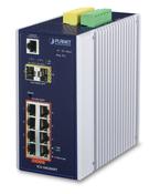 PLANET IGS-10020HPT network switch Managed L2+ Gigabit Ethernet (10/100/1000) Power over Ethernet (PoE) Black, White image