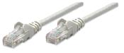 Intellinet Network Patch Cable, Cat5e, 1.5m, Grey, CCA, U/UTP, PVC, RJ45, Gold Plated Contacts, Snagless, Booted, Lifetime Warranty image