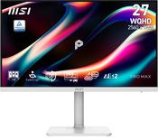 MSI PRO MAX 271QPHW E14 computer monitor 68.6 cm (27") 2560 x 1440 pixels Wide Quad HD LCD White image