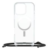 OtterBox React Series Necklace Magsafe for iPhone 16 Pro Max with Strap, Clear