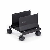 StarTech.com Computer Tower Cart, Rolling Mobile CPU Caddy on Wheels (Casters), Max Load 46.3lb/21kg, Adjustable PC Case Mount, Desktop Floor Stand, Steel Dolly image