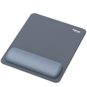 Fellowes Breyta Mouse Mat Wrist Rest Mouse Pad Wrist Support with Antibacterial Protection Ergonomic Mouse Mat Marine image