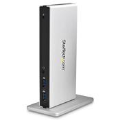 StarTech.com Dual-Monitor USB 3.0 Docking Station with DVI and Vertical Stand image