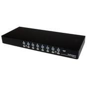 StarTech.com 16 Port 1U Rackmount USB KVM Switch Kit with OSD and Cables image